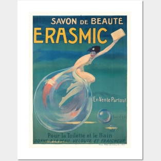 Savon De Beauté Erasmic France Vintage Poster 1912 Posters and Art